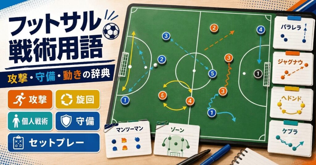 フットサル戦術用語まとめ アイキャッチ